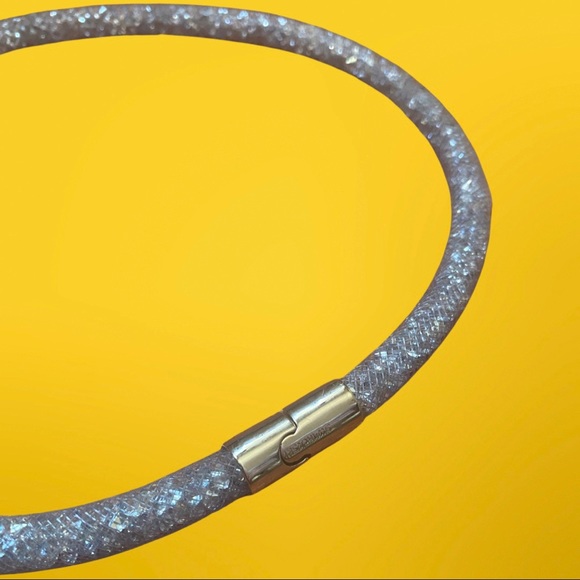 Swarovski Blue Gems wrapped in Mesh tube choker🔪🔪 - Picture 2 of 3